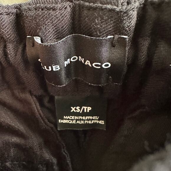 Club Monaco Textured Elasticated Trousers Black - Picture 7 of 8